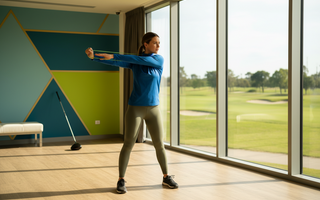 Bevegelighetstrening for golfere og 5 øvelser for en bedre sving